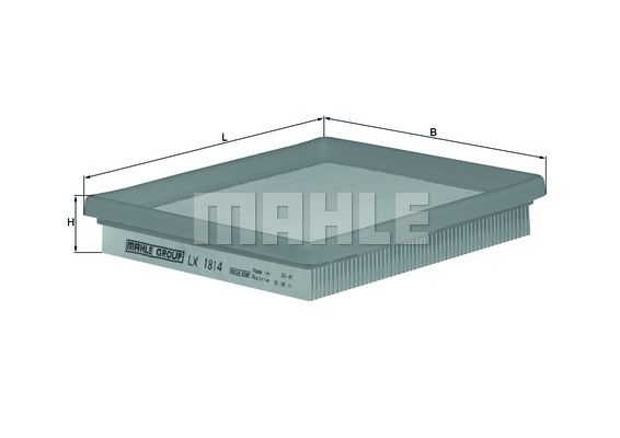 MAHLE oro filtras LX 1814