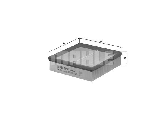 MAHLE oro filtras LX 220