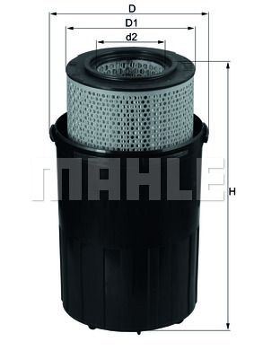 MAHLE Воздушный фильтр LX 388