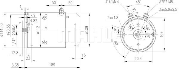 MAHLE elektrovariklis MM 180