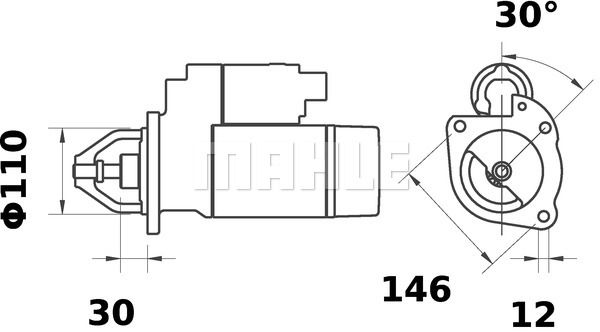 MAHLE Стартер MS 335