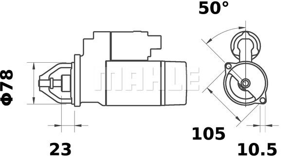 MAHLE Стартер MS 431