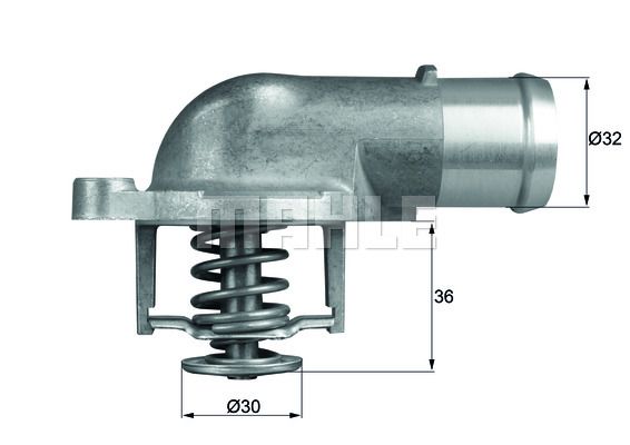 MAHLE termostatas, aušinimo skystis TI 212 87D