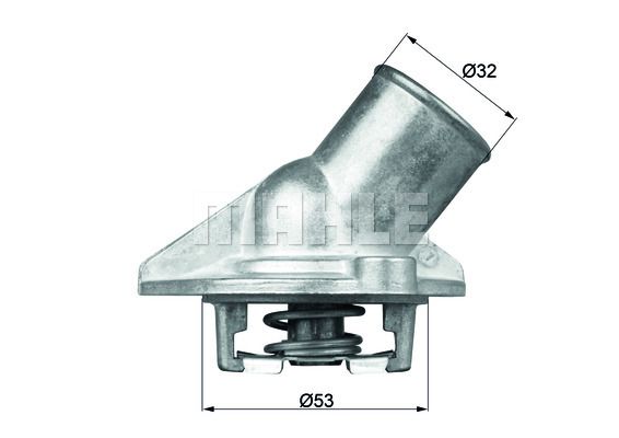 MAHLE Термостат, охлаждающая жидкость TI 56 87D