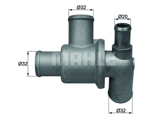 MAHLE termostatas, aušinimo skystis TI 80 87