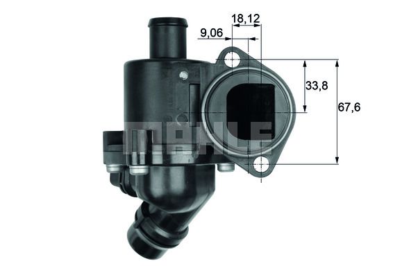 MAHLE termostatas, aušinimo skystis TM 3 100