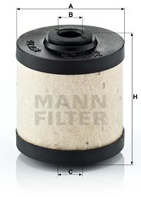 MANN-FILTER Топливный фильтр BFU 715