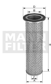 MANN-FILTER antrinis oro filtras C 12 100 x