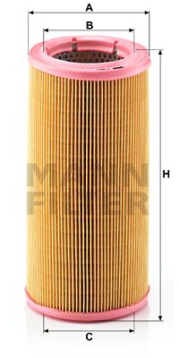 MANN-FILTER oro filtras C 1394/1