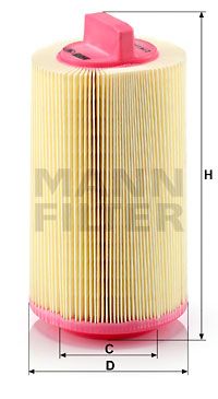 MANN-FILTER oro filtras C 14 114