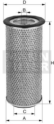 MANN-FILTER Воздушный фильтр C 17 400