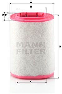 MANN-FILTER oro filtras C 18 161