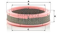 MANN-FILTER Воздушный фильтр C 2443