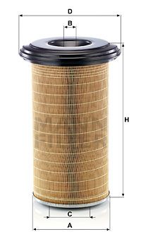 MANN-FILTER oro filtras C 24 650/7