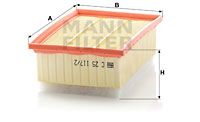 MANN-FILTER oro filtras C 25 117/2
