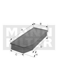 MANN-FILTER Воздушный фильтр C 27 045