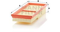 MANN-FILTER Воздушный фильтр C 2861-2