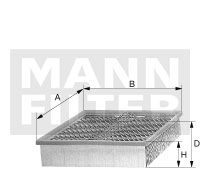 MANN-FILTER oro filtras C 35 104