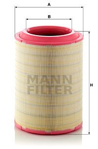 MANN-FILTER Воздушный фильтр C 37 2070/2