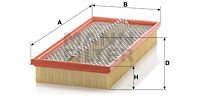 MANN-FILTER Воздушный фильтр C 38 163/2