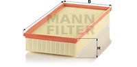 MANN-FILTER oro filtras C 39 002