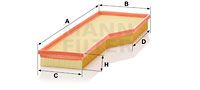MANN-FILTER Воздушный фильтр C 54 165
