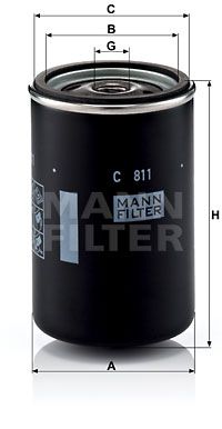 MANN-FILTER oro filtras C 811