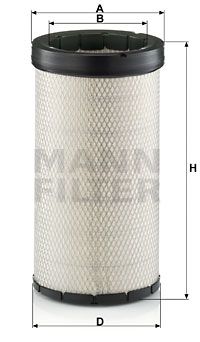 MANN-FILTER antrinis oro filtras CF 21 239