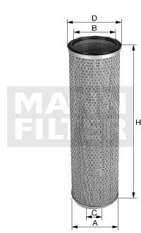 MANN-FILTER antrinis oro filtras CF 22 269
