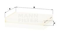 MANN-FILTER Фильтр, воздух во внутренном пространстве CU 21 009