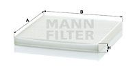 MANN-FILTER filtras, salono oras CU 2131