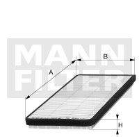 MANN-FILTER filtras, salono oras CU 2136