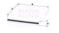 MANN-FILTER filtras, salono oras CU 22 003