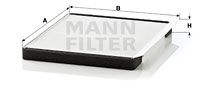 MANN-FILTER filtras, salono oras CU 2331