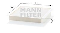 MANN-FILTER filtras, salono oras CU 2356