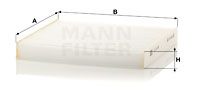 MANN-FILTER filtras, salono oras CU 24 006