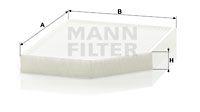 MANN-FILTER filtras, salono oras CU 2450