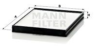 MANN-FILTER filtras, salono oras CU 2628