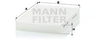 MANN-FILTER filtras, salono oras CU 2945