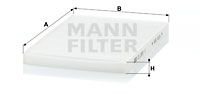 MANN-FILTER filtras, salono oras CU 2951/1