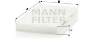 MANN-FILTER filtras, salono oras CU 2956