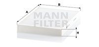 MANN-FILTER filtras, salono oras CU 3037
