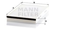 MANN-FILTER filtras, salono oras CU 3054