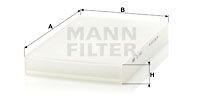 MANN-FILTER filtras, salono oras CU 3192