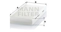 MANN-FILTER filtras, salono oras CU 3847