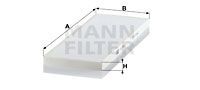 MANN-FILTER filtras, salono oras CU 3944