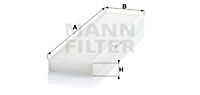 MANN-FILTER filtras, salono oras CU 4436