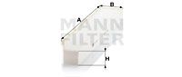 MANN-FILTER filtras, salono oras CU 4727