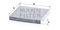 MANN-FILTER Фильтр, воздух во внутренном пространстве CUK 22 021
