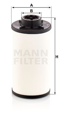MANN-FILTER hidraulinis filtras, automatinė transmisija H 6003 z